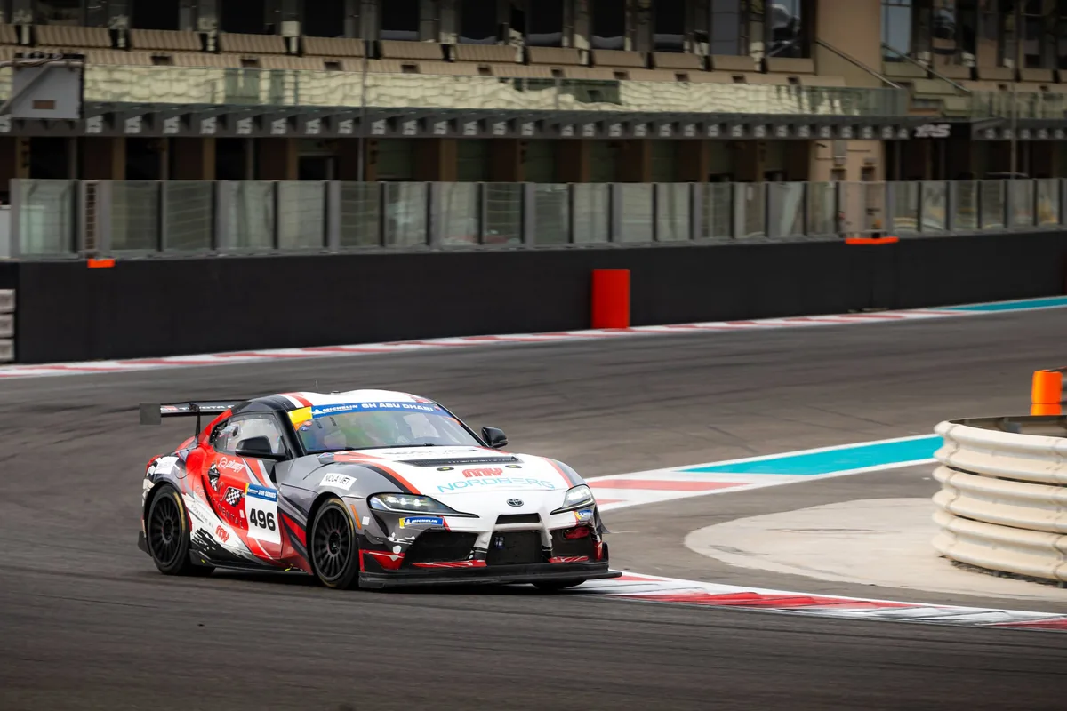 Toyota Supra GT4 at Yas Marina Circuit
