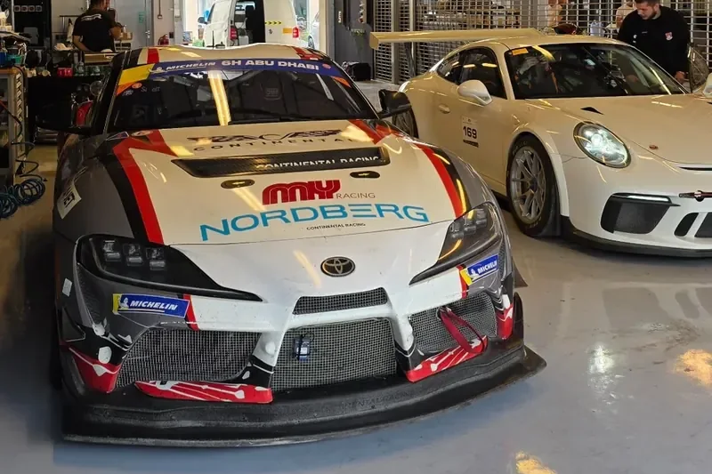 Supra in garage
